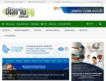 Tablet Screenshot of diariocg.com.br